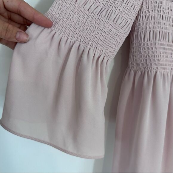 Aritzia | Babaton Grantland Smocked Top in Mauve - Picture 9 of 11